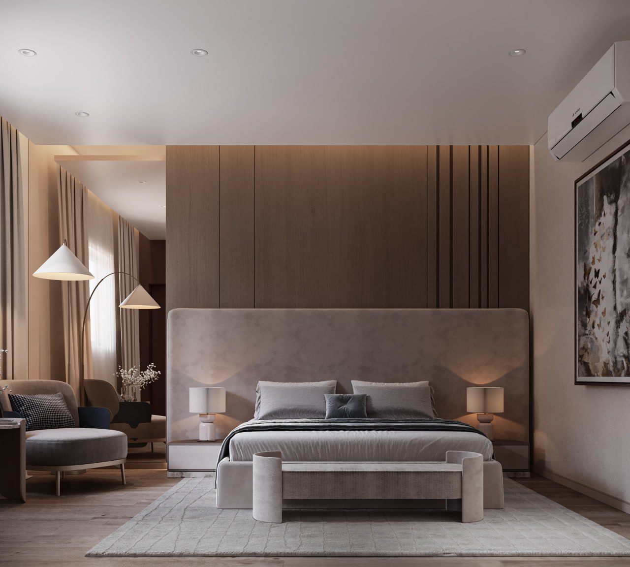 تصميم غرف فندقية فاخرة